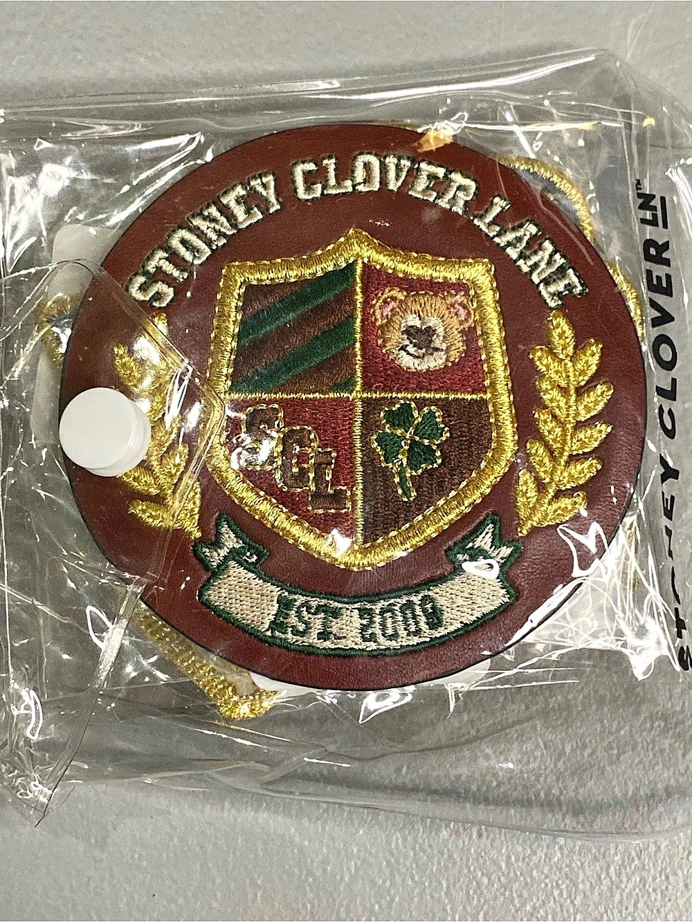 Stoney Clover Lane SCL Crest Patch Brown & Green